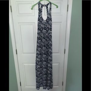 TART 👀💕womens blue & white stretch maxi dress XS